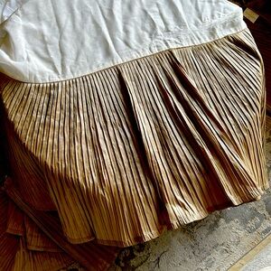 Noble Excellence Tan Beige Queen Bedskirt